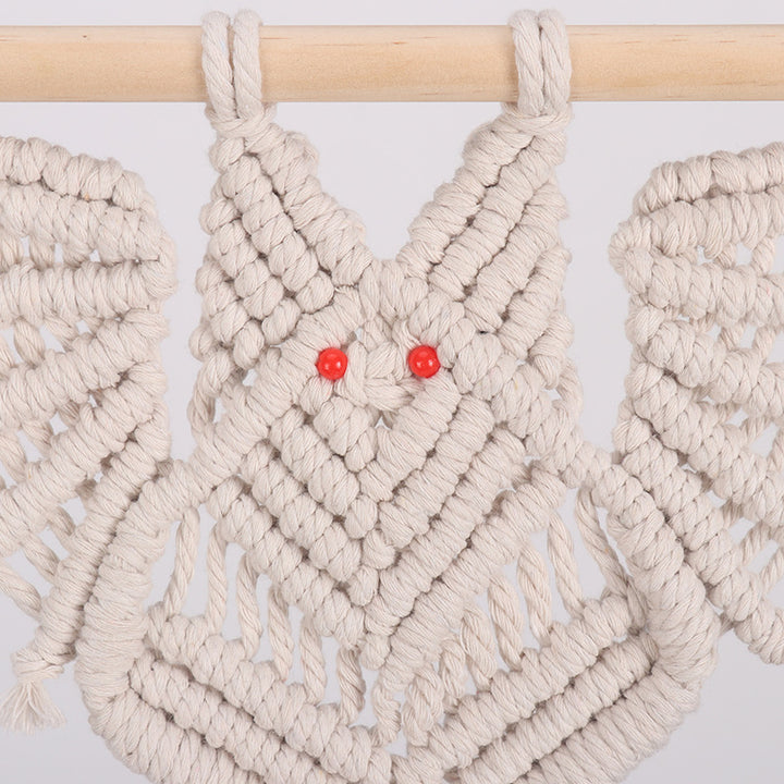 Macrame Plant Hanger with Decorative Design Bowlift