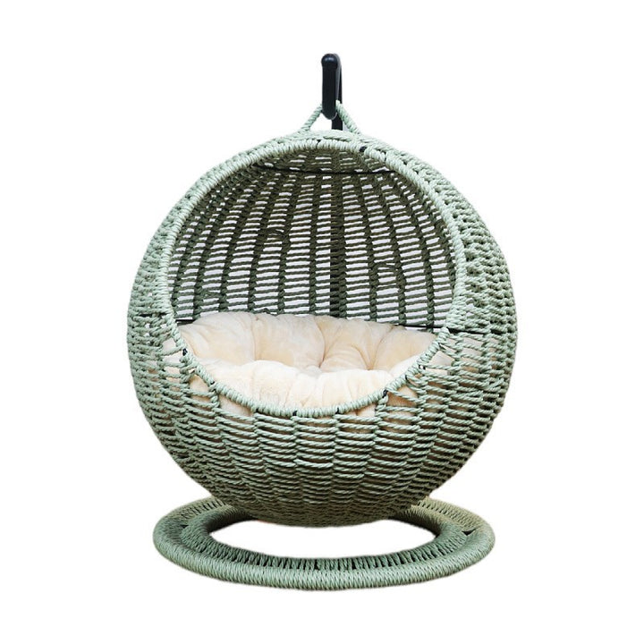 Hanging chair made of rattan with comfortable cushion Bowlift