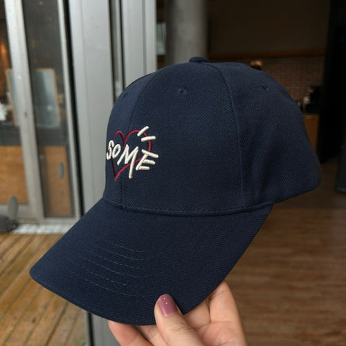 Embroidered Heart Baseball Cap
