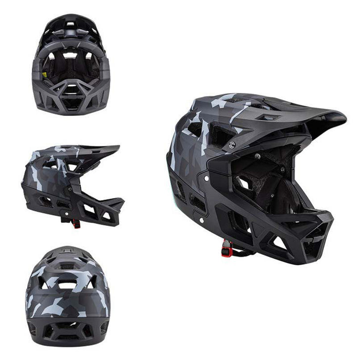 Full-Face Mountain Biking Helmet Bowlift
