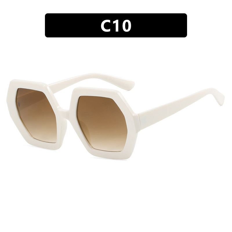 Women innovative hexagonal sunglasses Bowlift