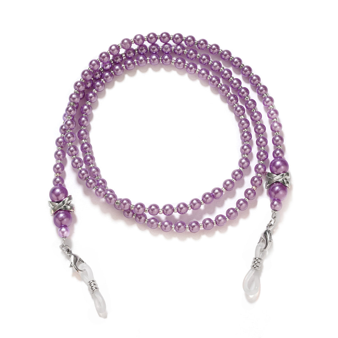 Elegant Beaded Eyewear Chain Bowlift