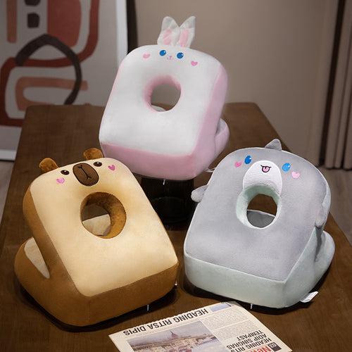 Comfortable seat cushion with double design Bowlift
