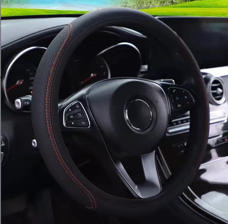 Unisex nan breathable non-slip textured steering wheel cover universal fit Bowlift