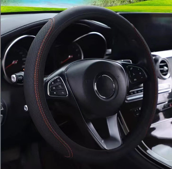 Unisex nan breathable non-slip textured steering wheel cover universal fit Bowlift