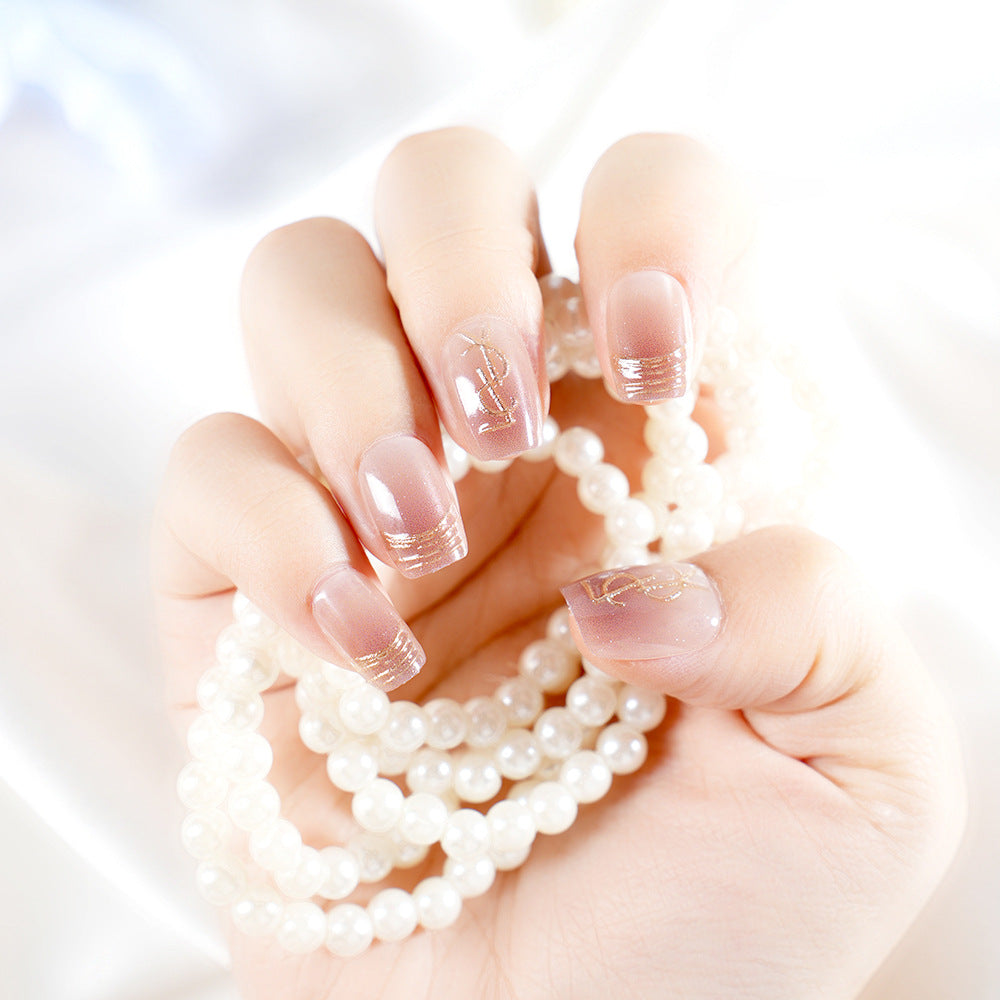 Elegant Press-On Nail Extensions Bowlift