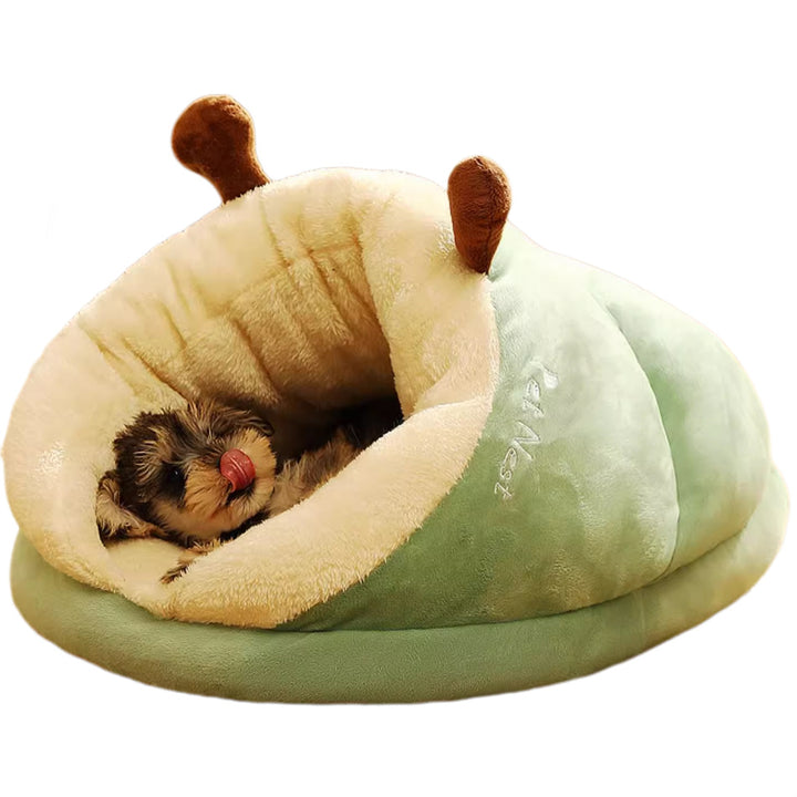 Plush Animal-Themed Hideaway Bed  Dog Bed