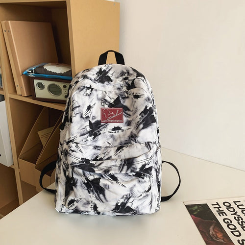 Abstract Print Multi-Functional School Backpack