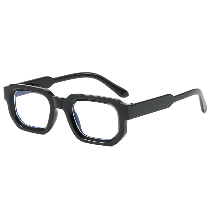 Women's fashionable square sunglasses with clear frame Bowlift