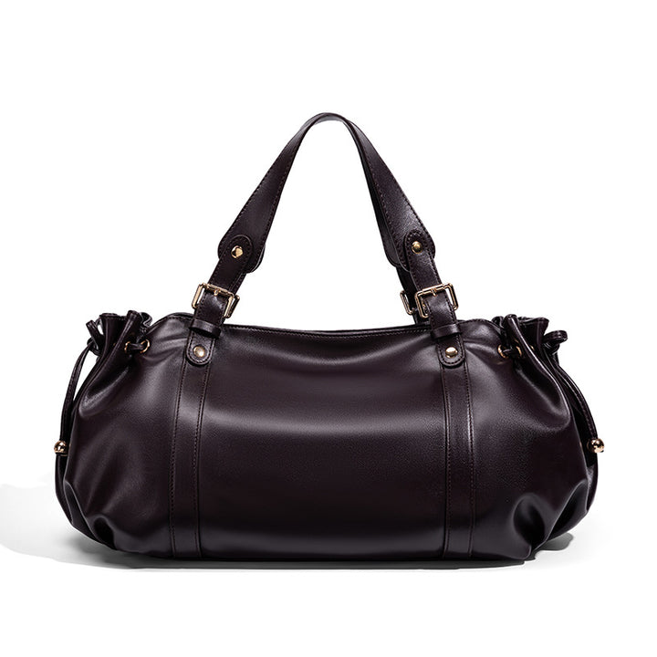 Stylish Leather Handbag Bowlift