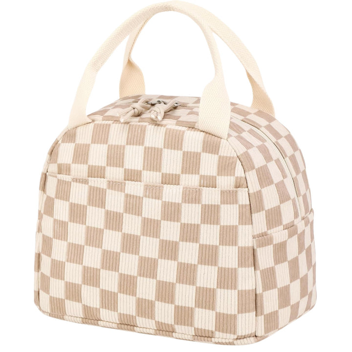 Insulated Strawberry Print Lunch Bag Bowlift