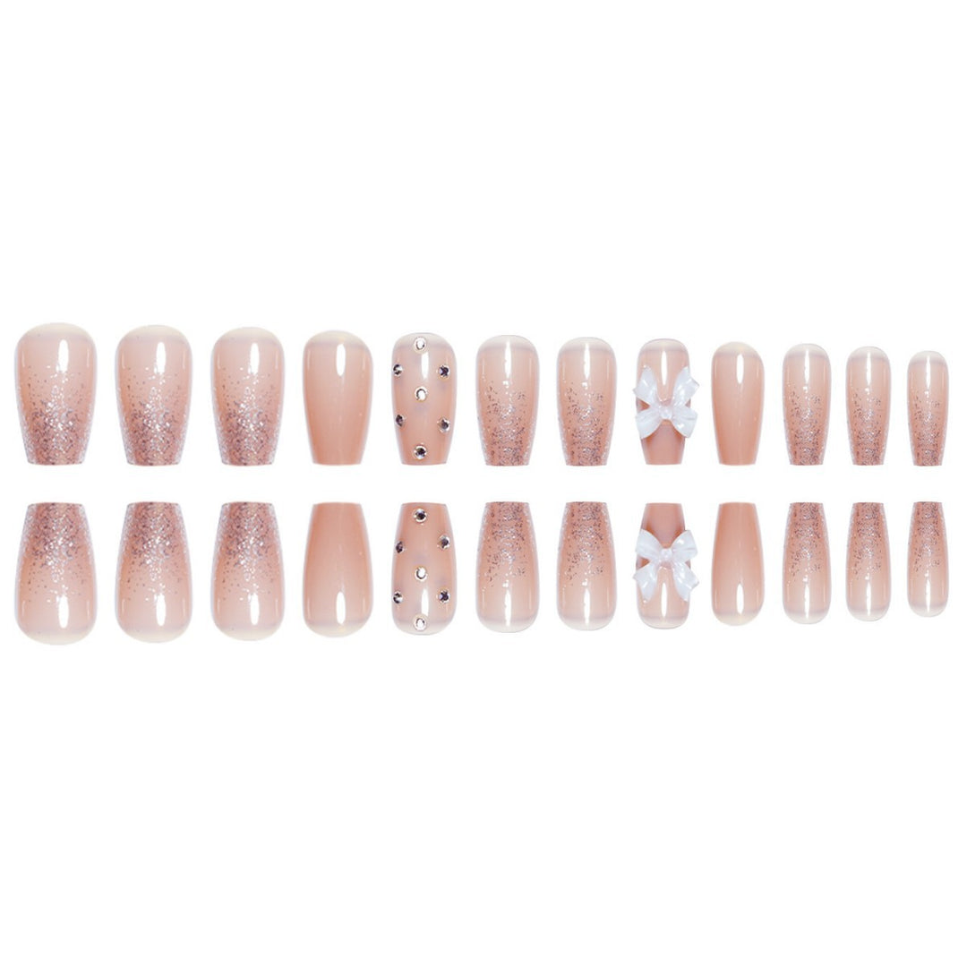 Elegant Press-On Nail Art Extensions Bowlift