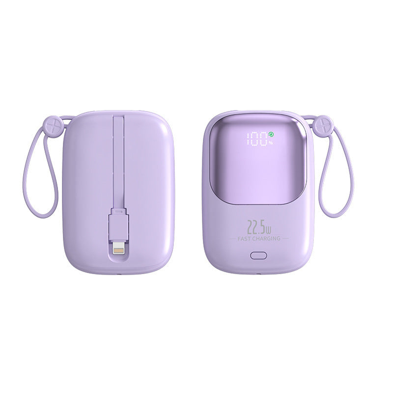 Compact pocket power bank with digital charging indicator Bowlift