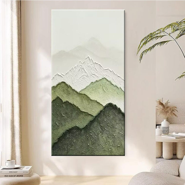 Elegant Mountain Landscape Canvas Artwork