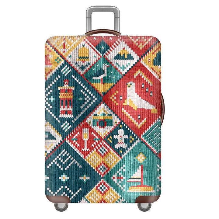 Unisex nan robust Hart shell trolley with lion portrait motif print, shock-resistant ABS polycarbonate shell, multi-wheeled chassis and TSA security lock Bowlift