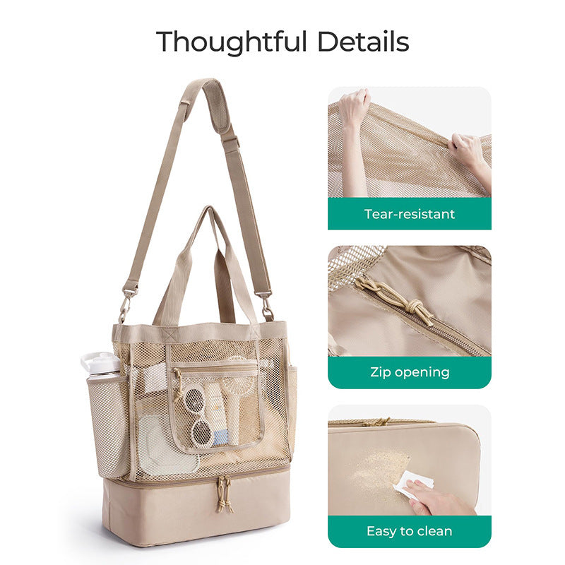 Multifunctional cooler bag with practical outer pockets Bowlift