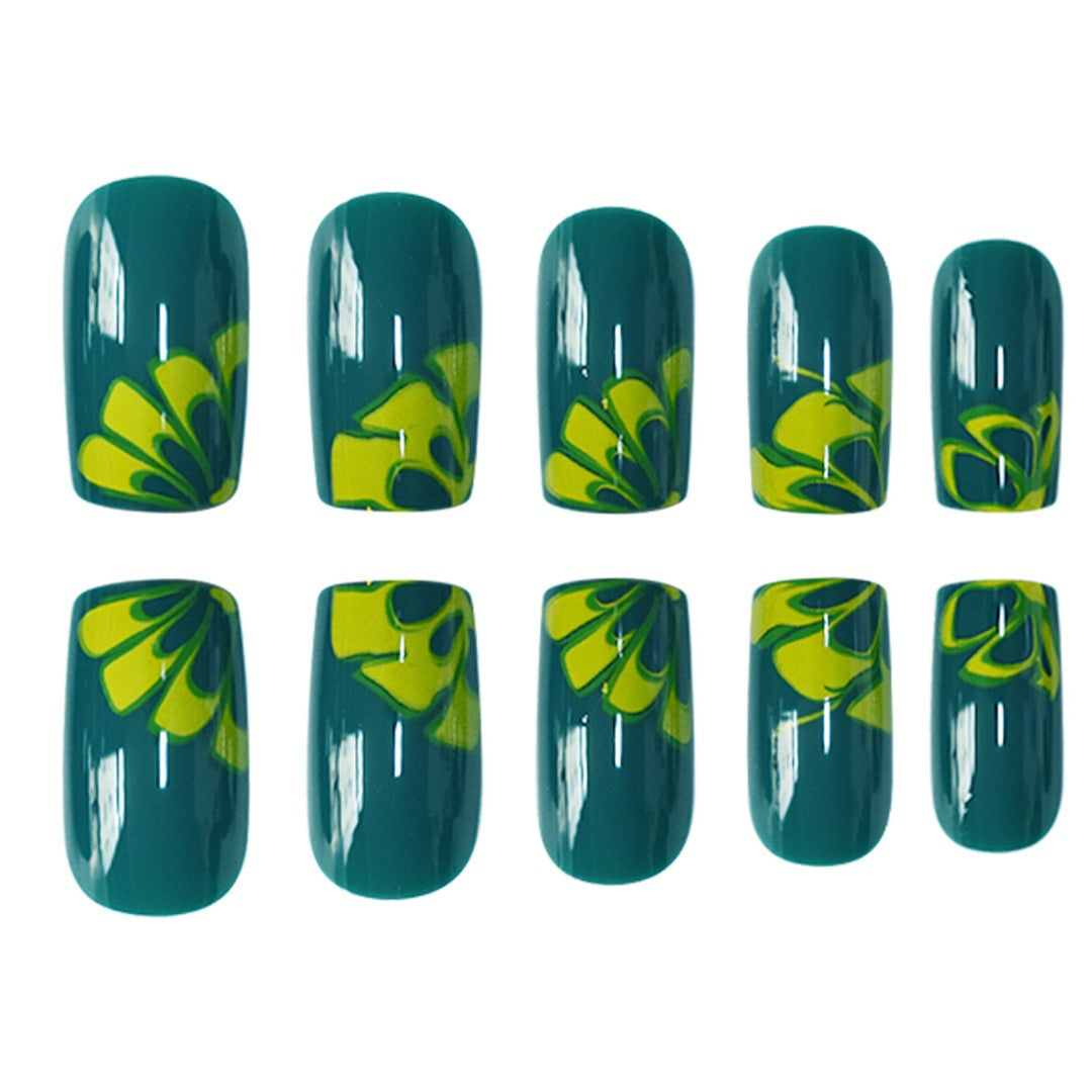 Artistic Watercolor Nail Art Bowlift