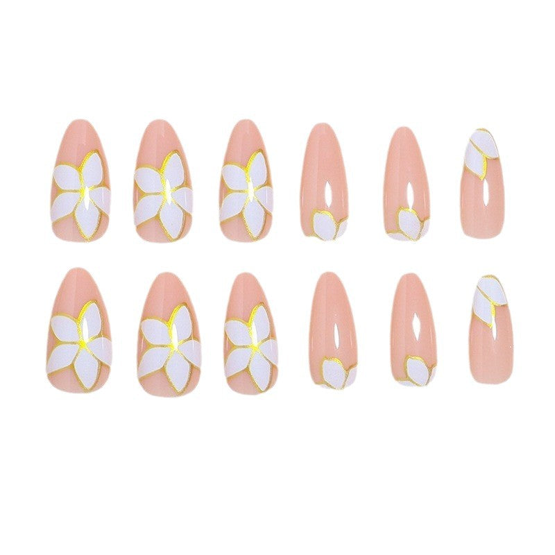 Floral Art Press-On Nail Set Bowlift