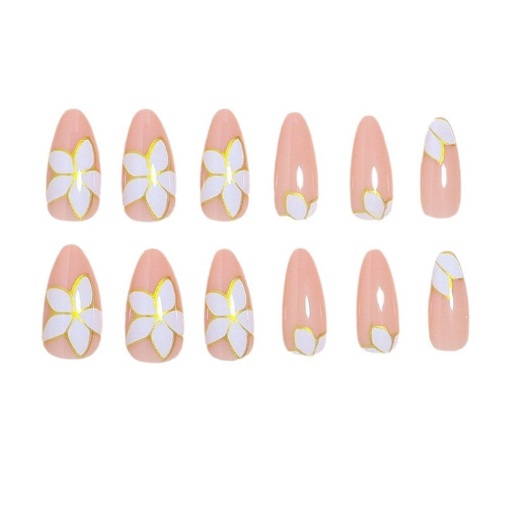 Floral Art Press-On Nail Set Bowlift