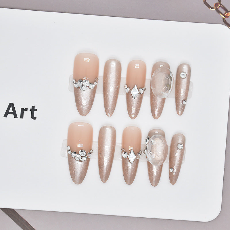 Luxury Decorative Press-On Nail Art Bowlift