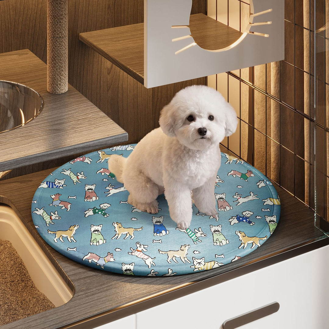 Decorative Pet Comfort Mat Bowlift