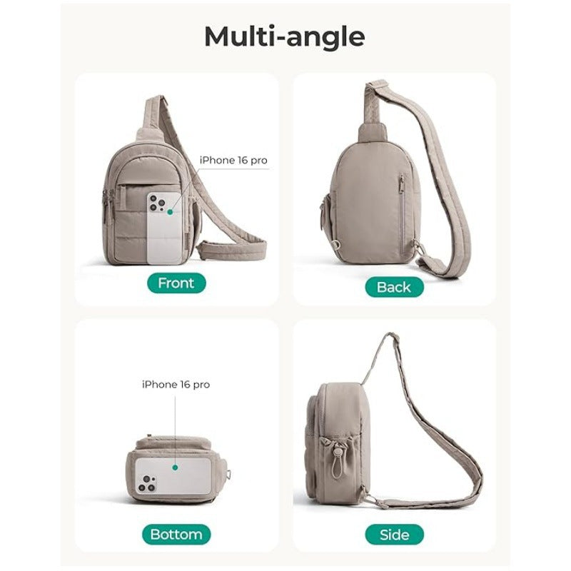 Modular Crossbody Bag with Multiple Compartments Bowlift