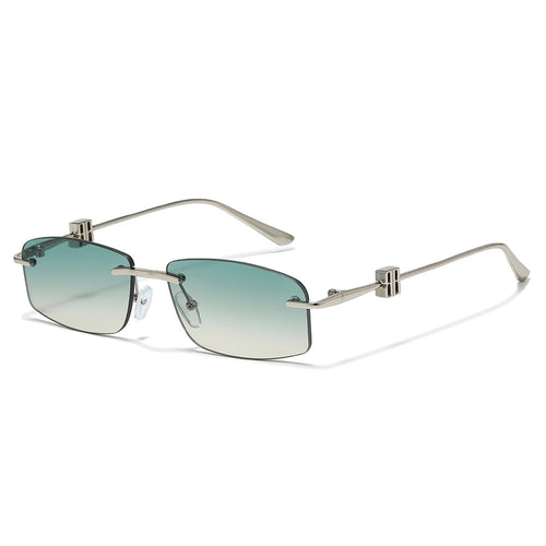 Avant-Garde Minimalist Rectangle Sunglasses Bowlift