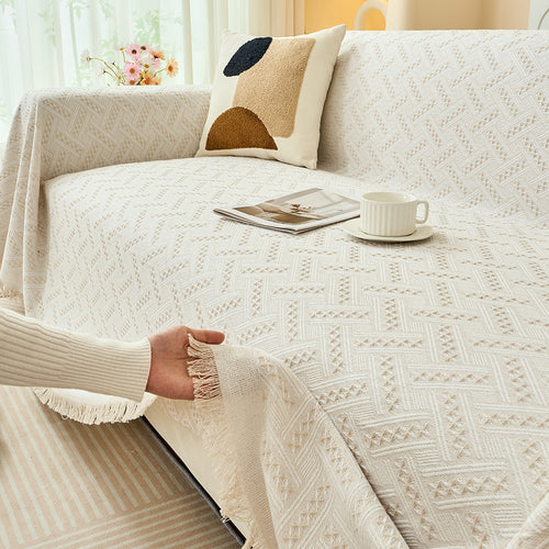 Stylish Woven Sofa Throw Blanket