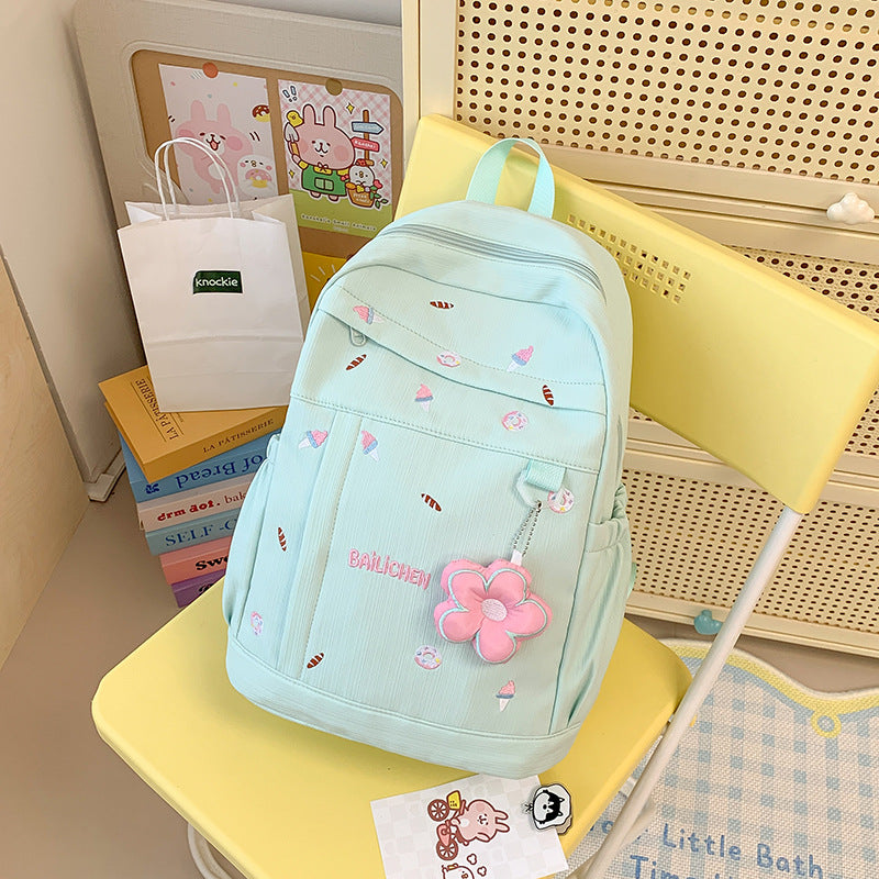 Cute Ice Cream Patterned Backpack
