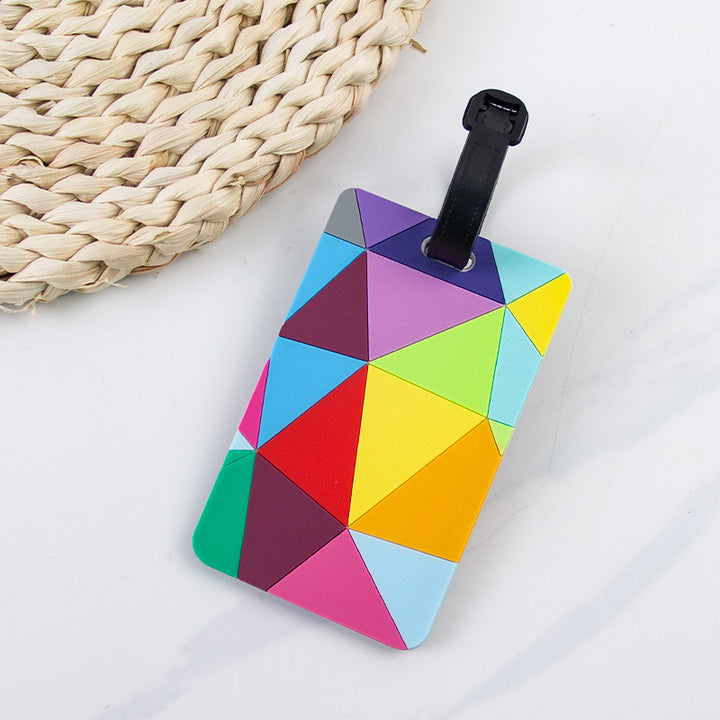 Geometric Travel Luggage Tag Bowlift