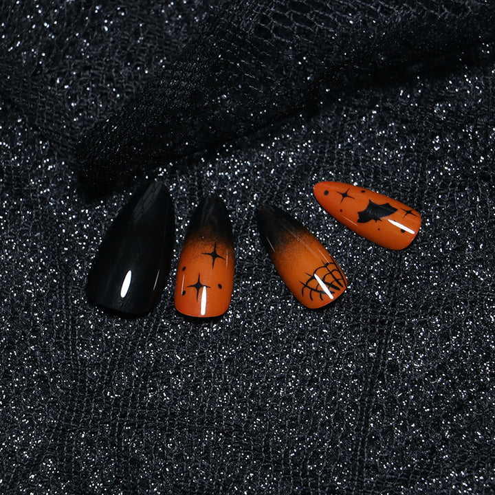 Halloween-Themed Press-On Nail Art Set Bowlift