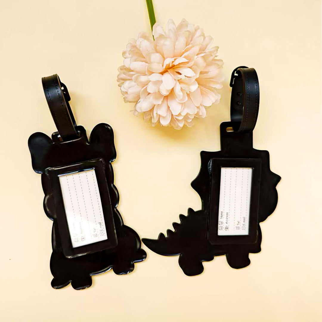 Unisex Luggage Tag in Artistic Owl Design Bowlift