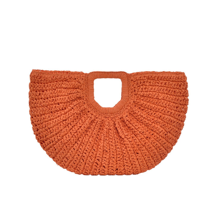 Handcrafted Ribbed Structure Beach Bag Bowlift