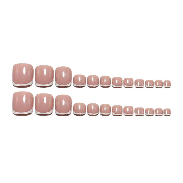 Nail art with elegant French style Bowlift