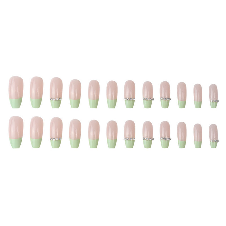 Sparkling Glamour Stiletto Nail Extensions Bowlift