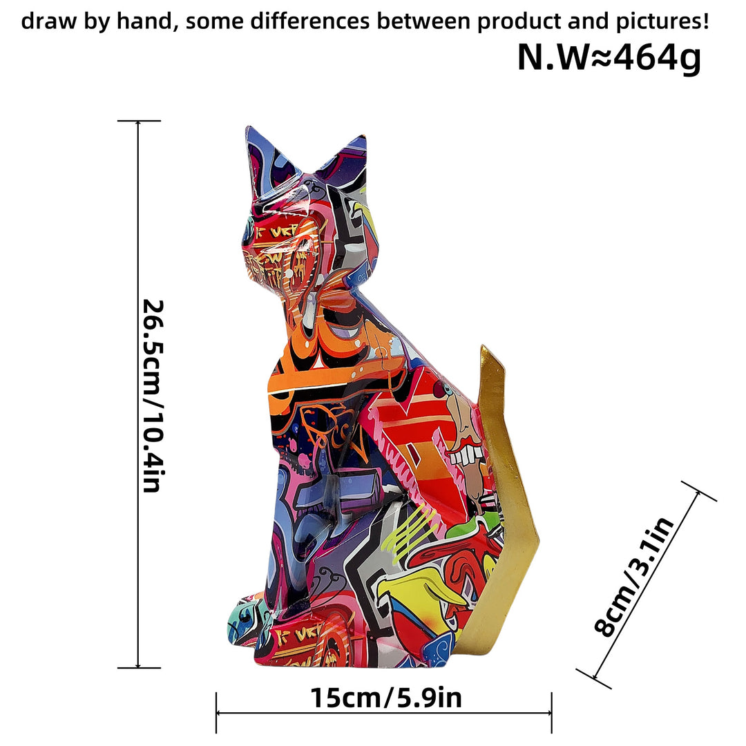 Colorful lion figure made of high-quality resin Bowlift