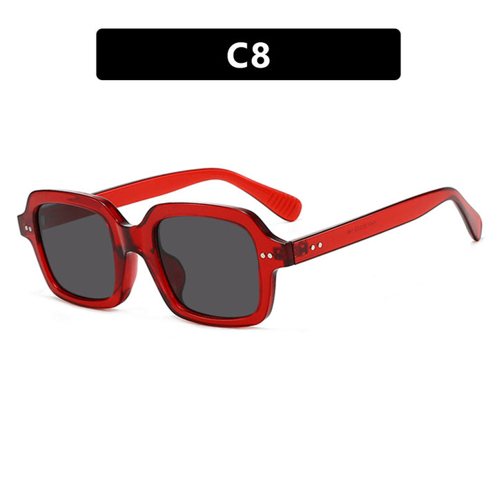 Ladies modern square sunglasses with wide frame and elegant design Bowlift