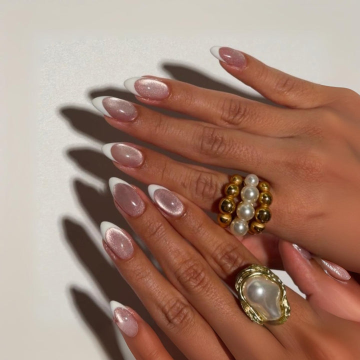 Elegant Stiletto Press-On Nails Bowlift