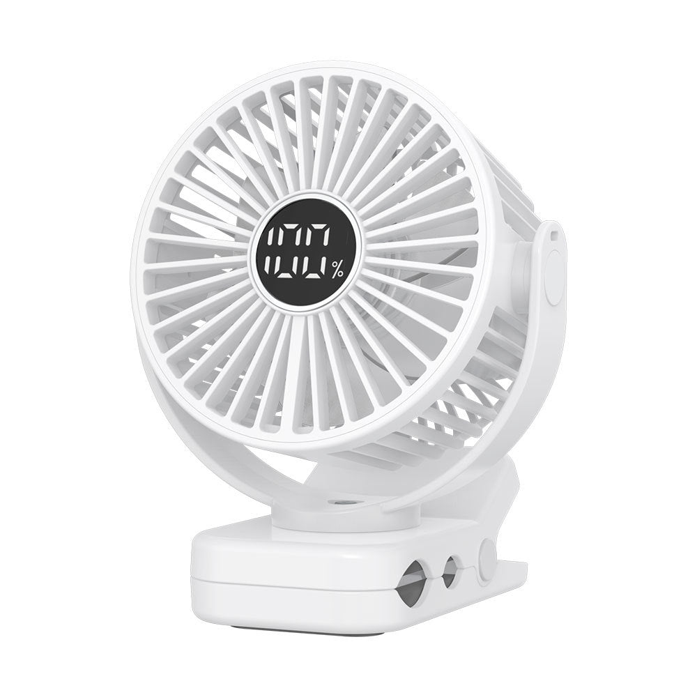 Unisex Smart Temperature Control Clip-On Fan Bowlift