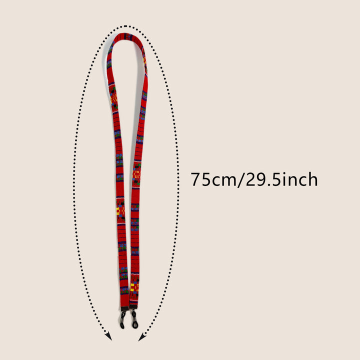 Artistic Patterned Eyewear Retainer Bowlift