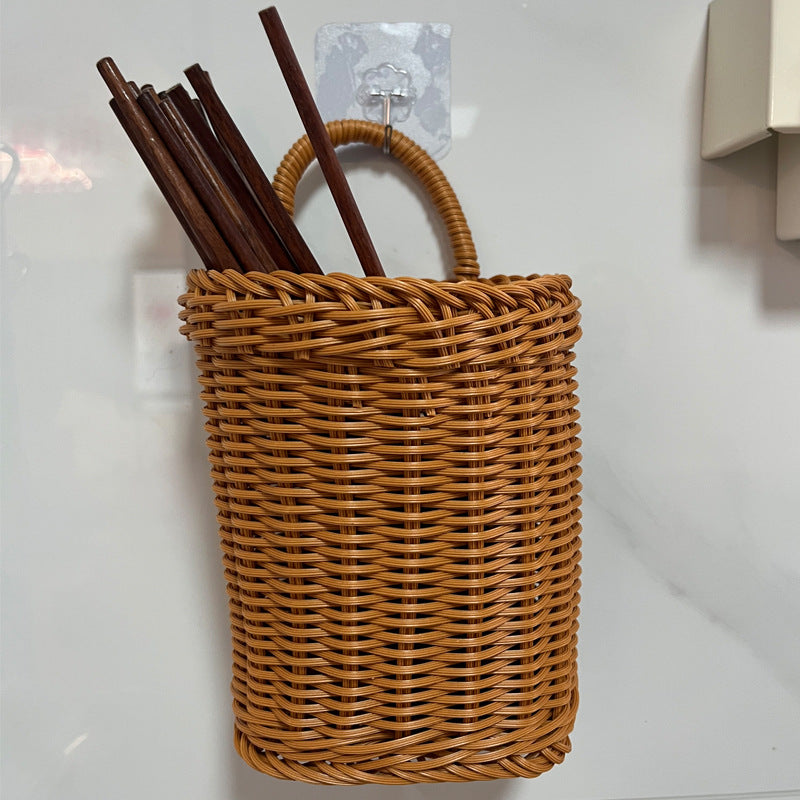 Handcrafted Woven Utility Basket Bowlift