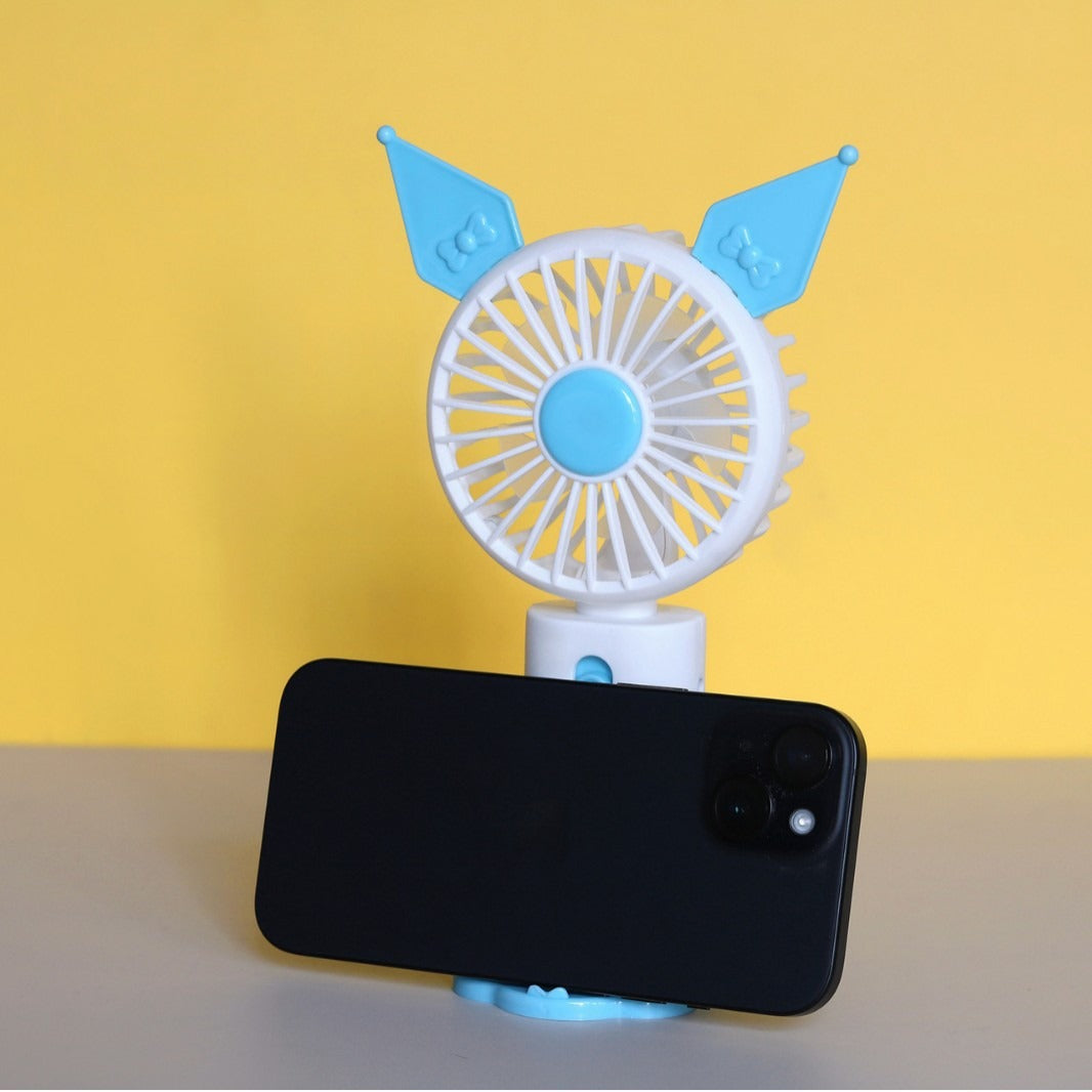 Unisex Portable Mini Fan with Animal Ear Design Bowlift