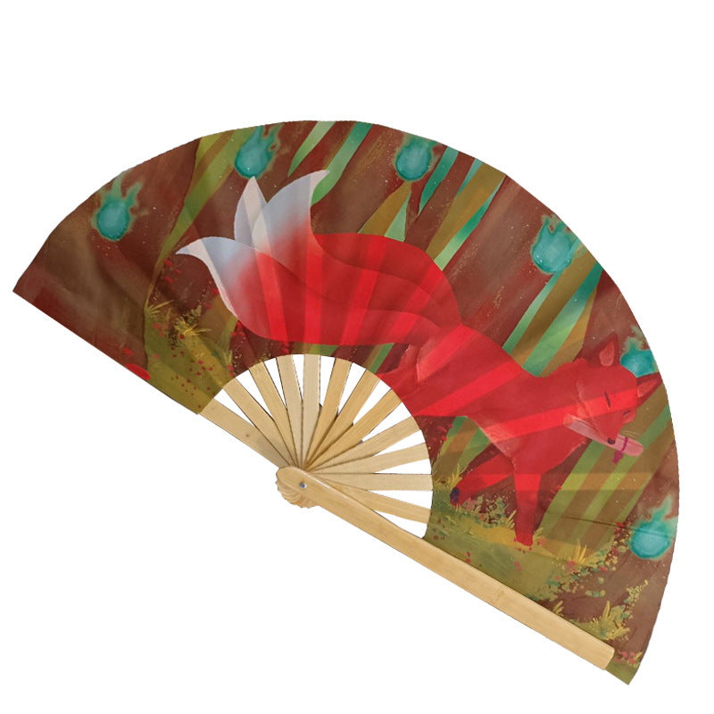 Women's fan with creative drag motif Bowlift