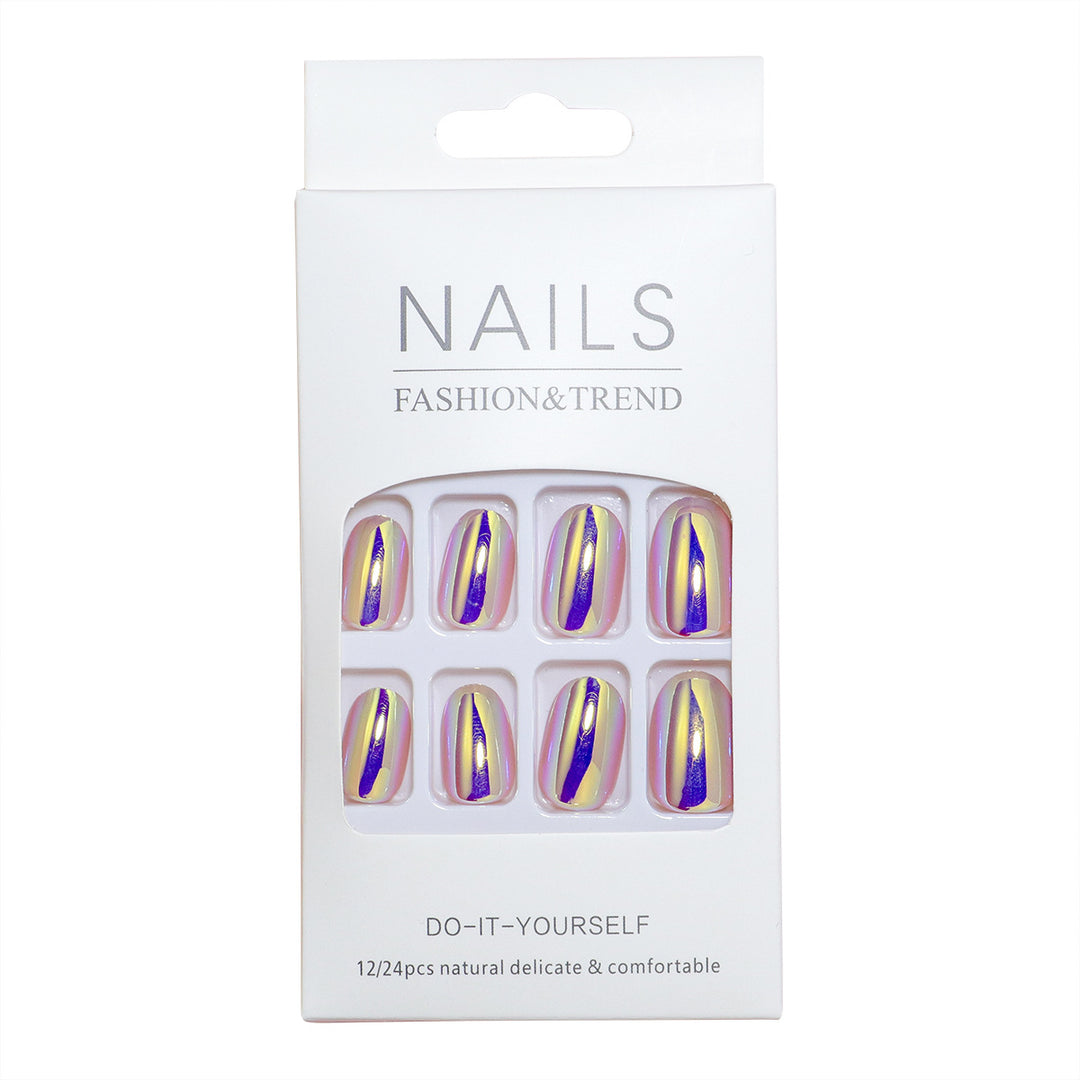 Premium Mirror Finish Press-On Nail Set Bowlift