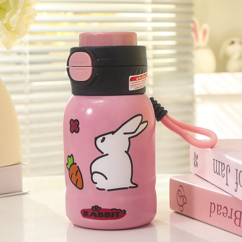 Unisex Waterproof Drinking Bottle with Cute Bear Design Bowlift
