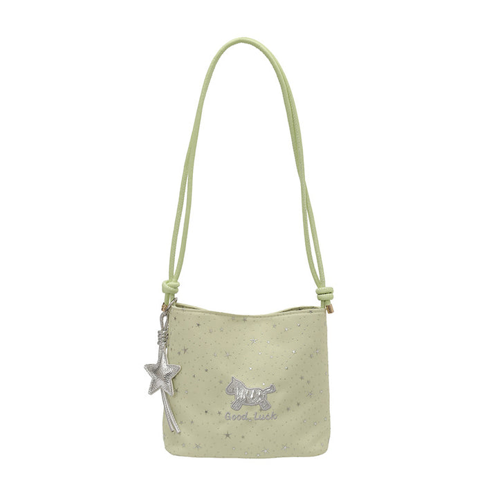 WoCasual Star-Print Crossbody Bag Bowlift