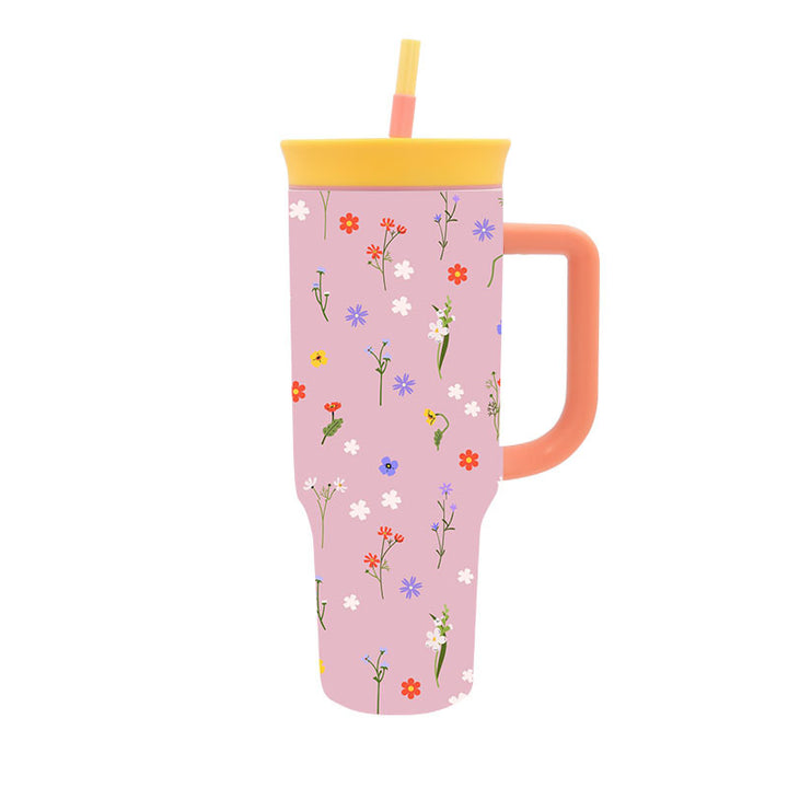 Women's Stylish Drink Cup with Practical Straw Bowlift