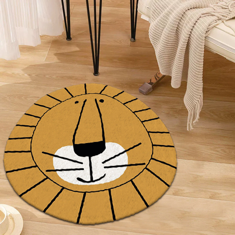 Educational Alphabet Round Rug