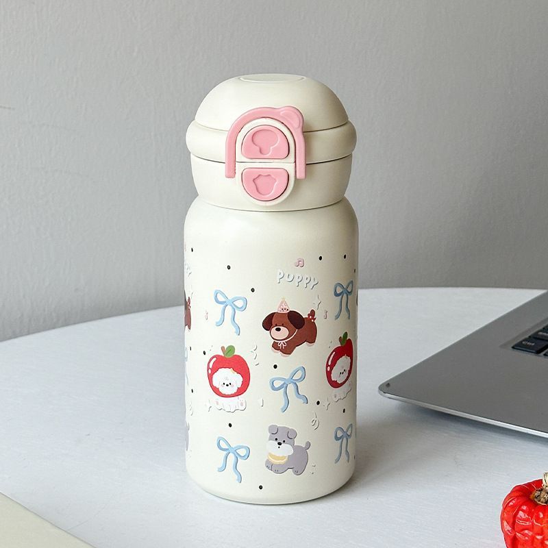 Women’s creative drinking bottle with safe closure mechanisms Bowlift