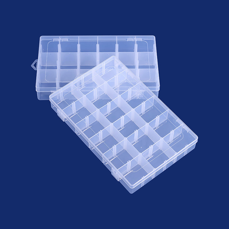 Foldable 18-Compartment Craft Storage Organizer Bowlift